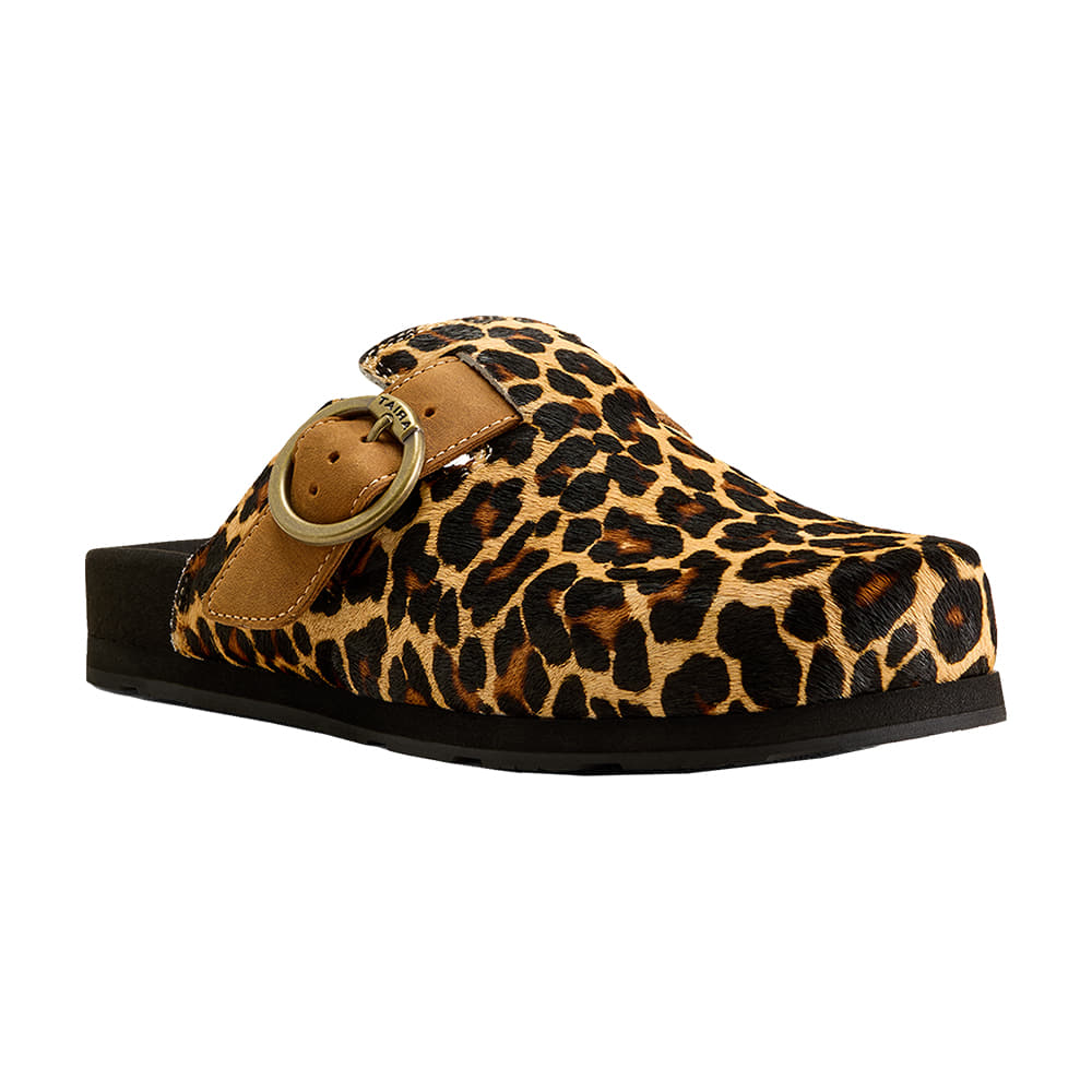 Ariat Footwear COUNTRY MULE LEOPARD HAIR ON OXFORD TAN