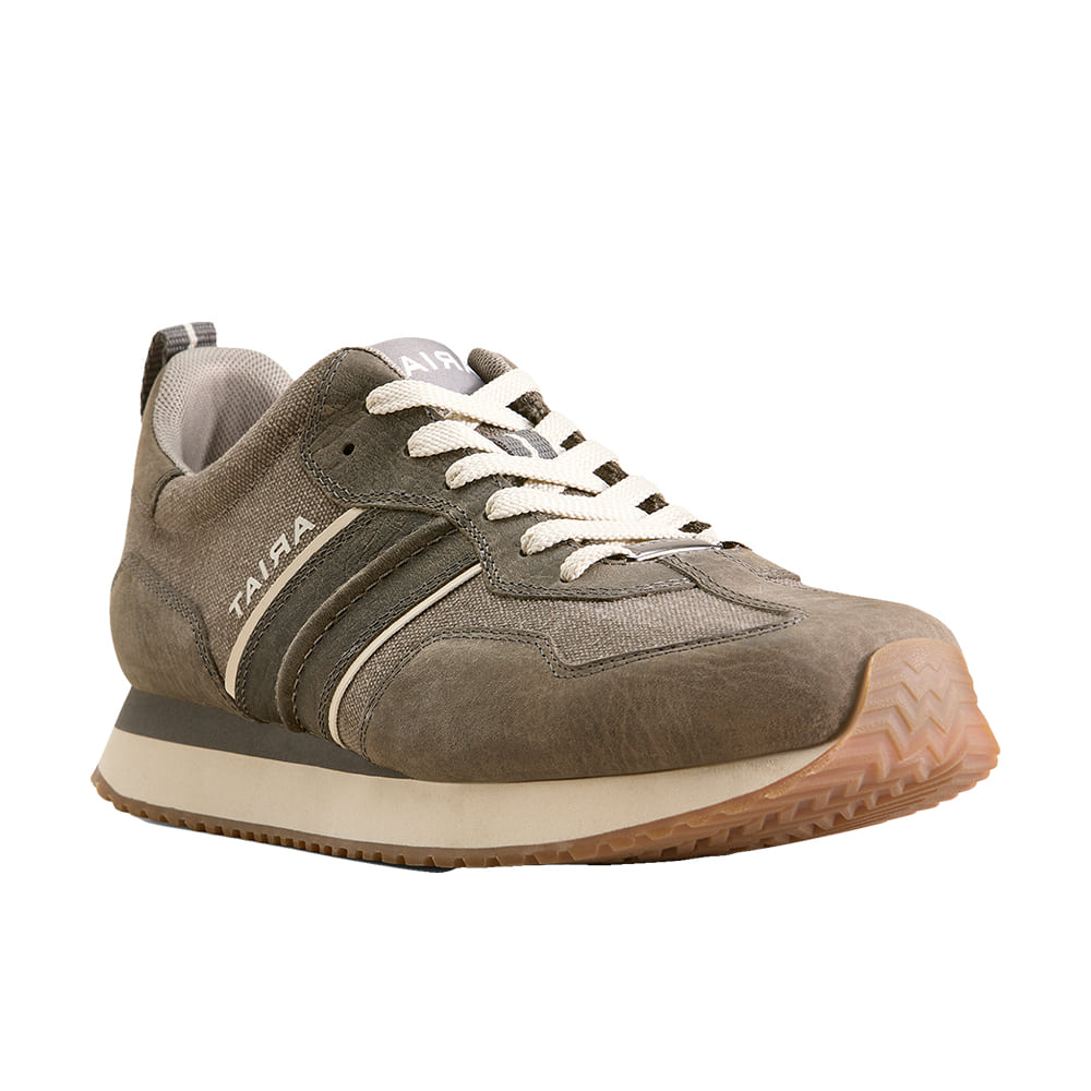 Ariat Footwear RANCH RUNNER CHARCOAL GREY HIPPO PRINT/CHARCOAL CANVAS
