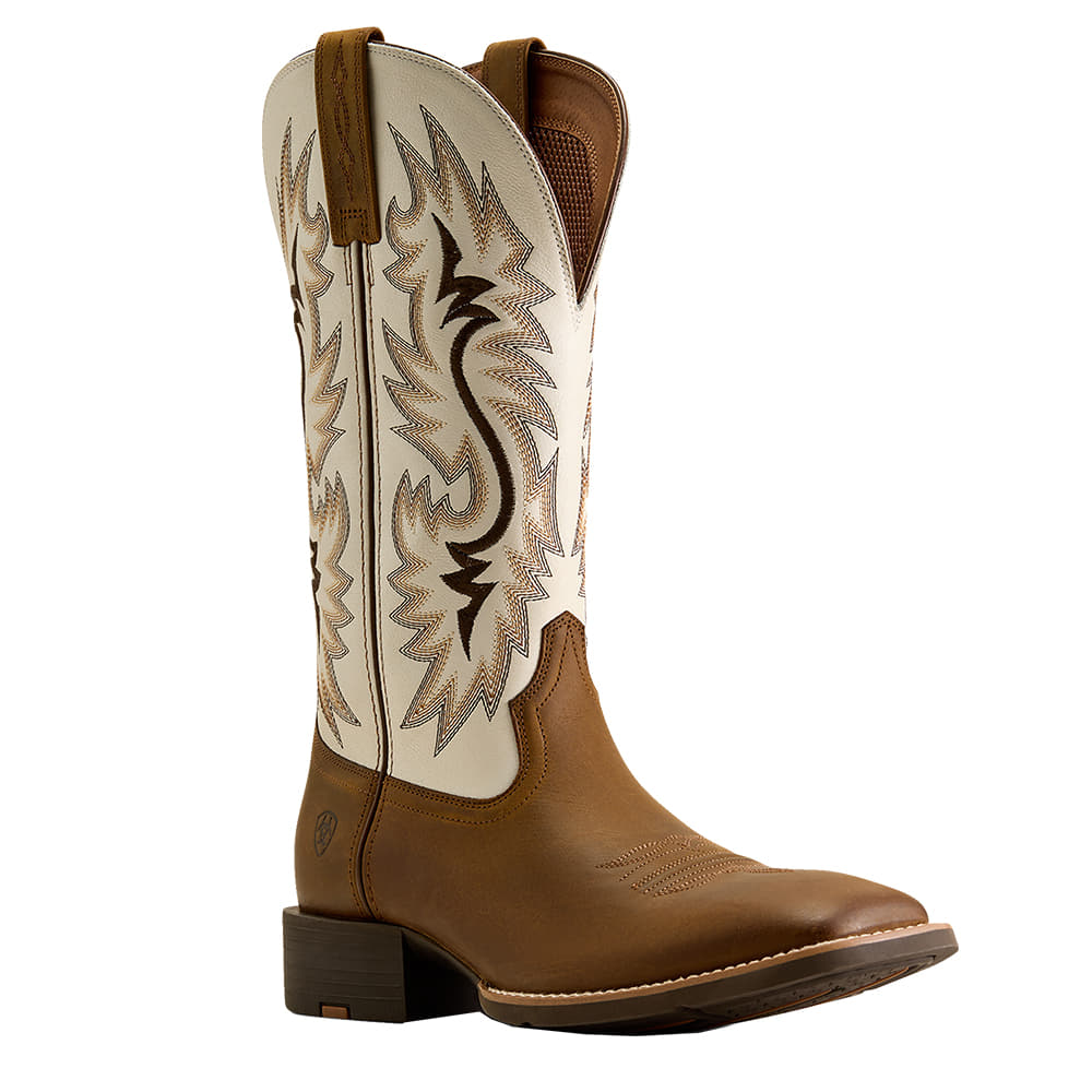 Ariat Footwear SPORT COLTER WIDE SQUARE TOE DISTRESSED BROWN/DISTRESSED IVORY