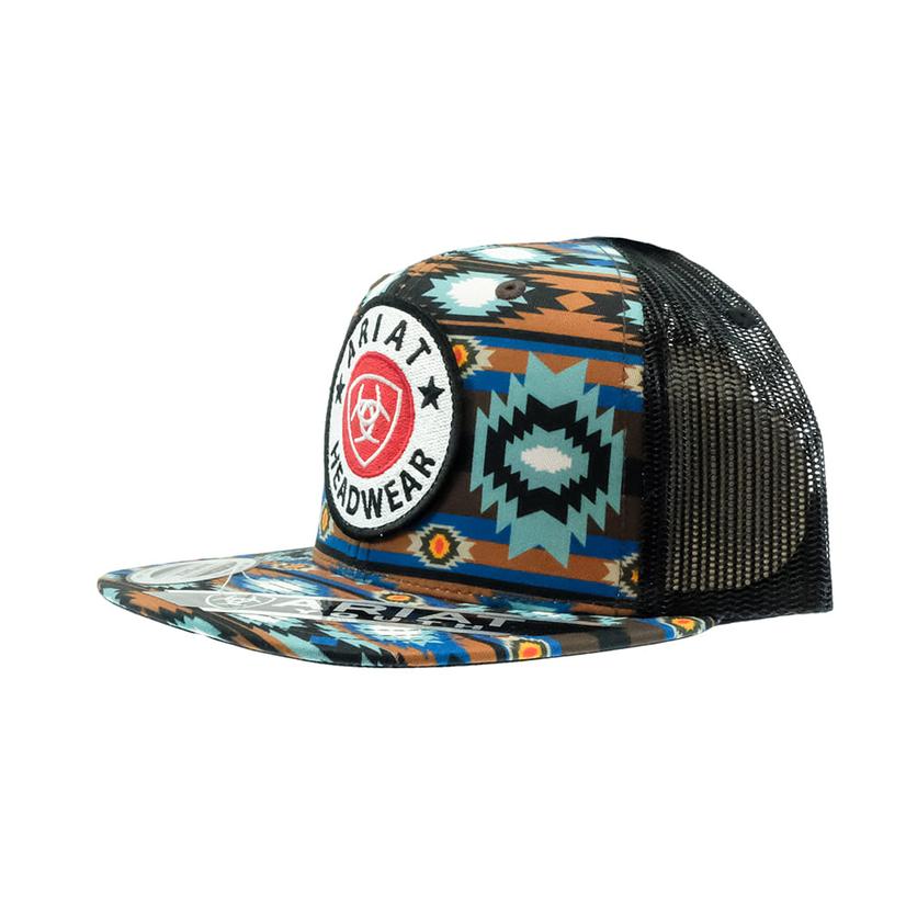 Ariat Hats Youth / Multi Ariat Youth Multicolor South West Round Patch Cap