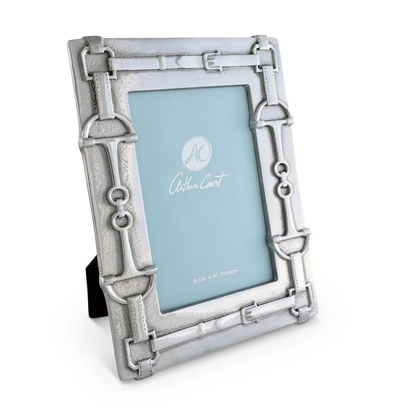 Arthur Court Home Decor 4"x6" / Silver Arthur Court Bit Photo Frame In Silver 4" x 6"