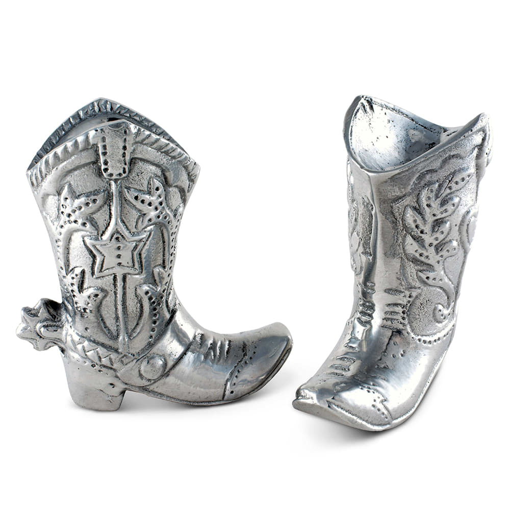 Arthur Court Home Decor Arthur Court Cowboy Boot Salt and Pepper Set