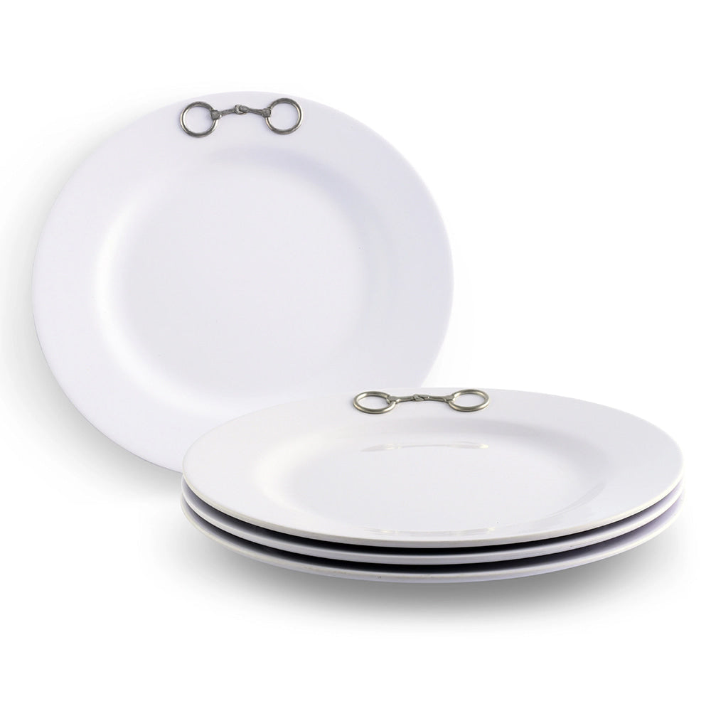 Arthur Court Home Decor Arthur Court Equestrian Set of 4 Melamine Lunch Plates