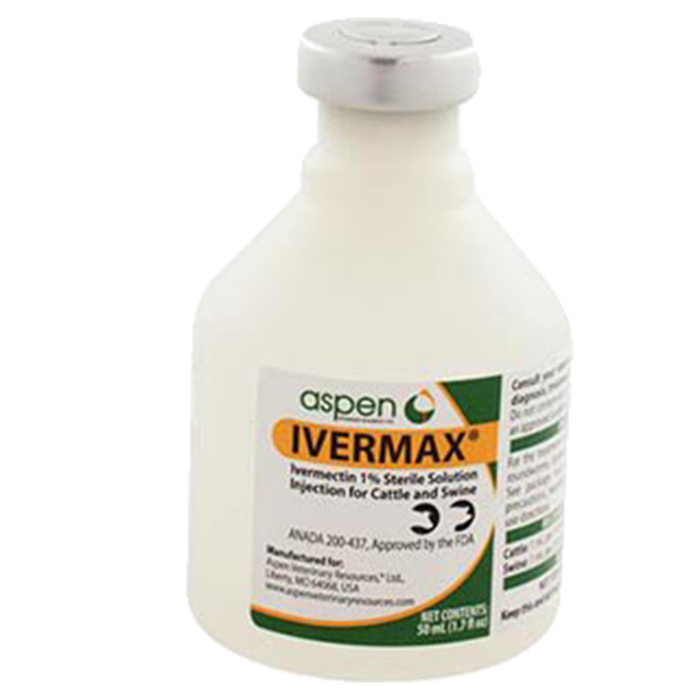 Aspen Vet Supplies Aspen Vet Ivermax Injectables 1% 50ML