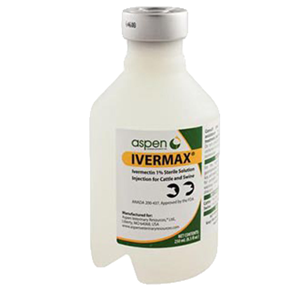 Aspen Vet Supplies Aspen Vet Ivermax Injectables 1% (NB) 250ML
