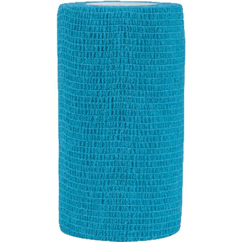 Aspen Vet Supplies Teal Flex Wrap EZ Tear Bandaging 4" Roll Assorted Colors