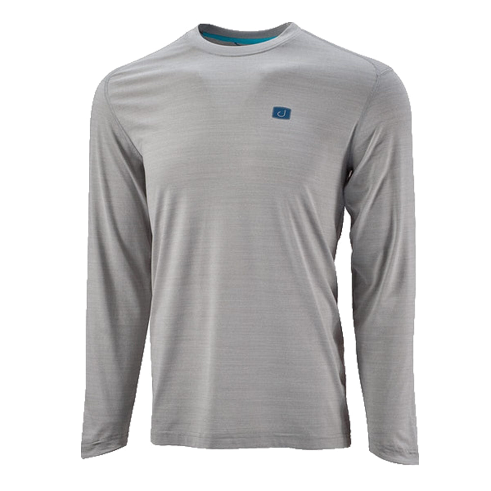 Avid Apparel Avid Pacifico Men's Performance Crew Long Sleeve In Glacier