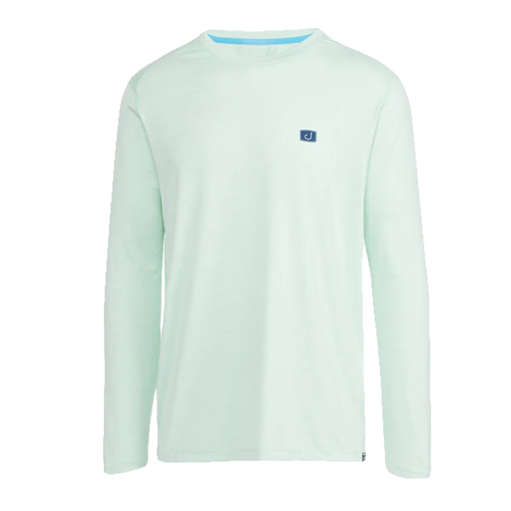 Avid Apparel Avid Pacifico Men's Performance Crew Long Sleeve Tee In Seafoam