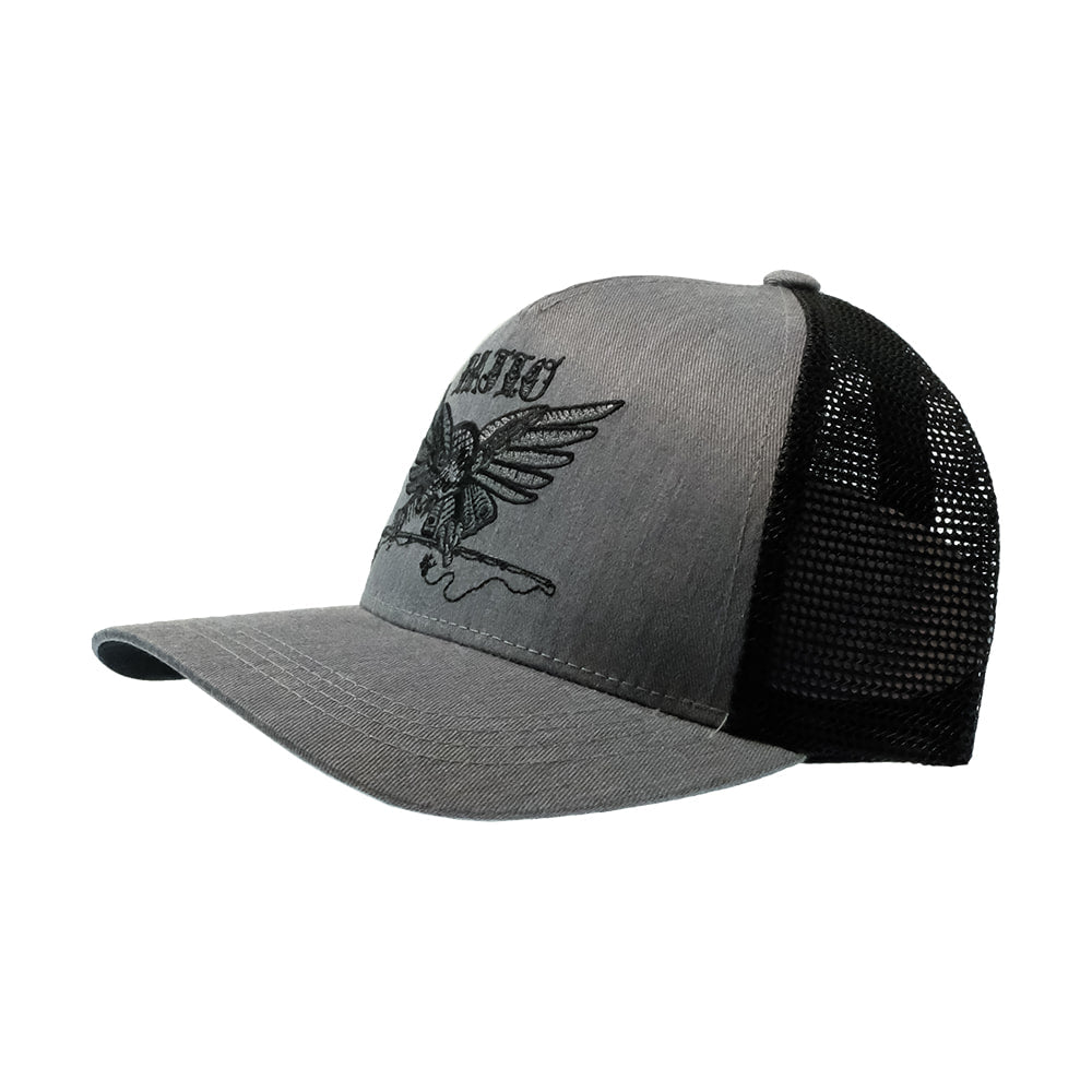 Bajio Hats OSFA / GREY/BLACK Bajio Eagle Twill Grey/Black Trucker Cap
