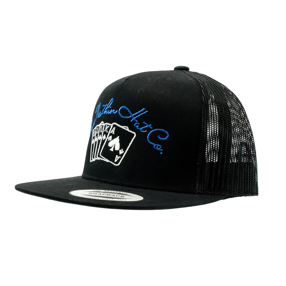Bar Nothin Hat Co. Hats Bar Nothin Hat Co. Black Card Suit Cap