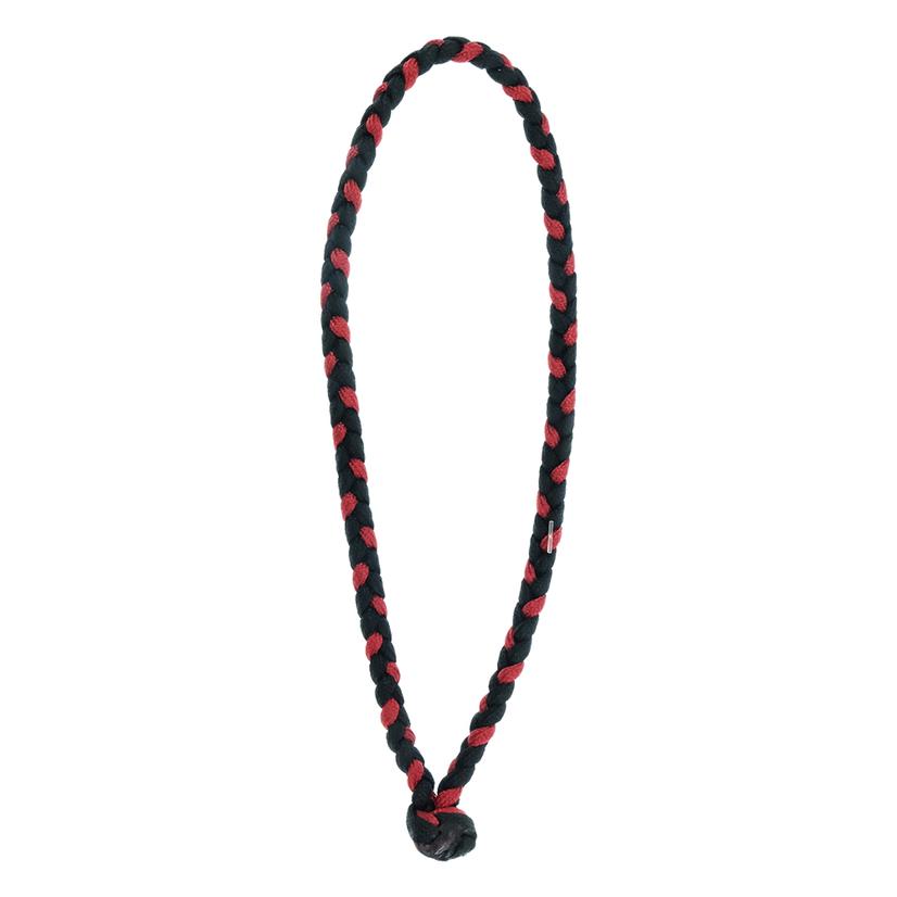 Beagley Braiding Tack 10 / Red/Black Beagley Braiding Noseband 10" Rope Keeper