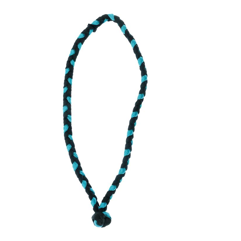 Beagley Braiding Tack 10 / Turquoise/Black Beagley Braiding Noseband 10" Rope Keeper