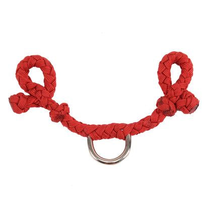 Beagley Braiding Tack Red Jerkline Braided Curb