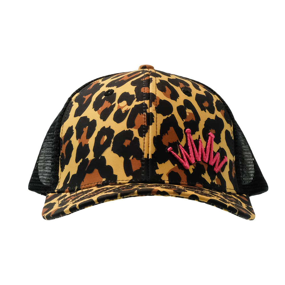 Best Ever Pads Hats Best Ever Pads Trucker Cap in Leopard Print