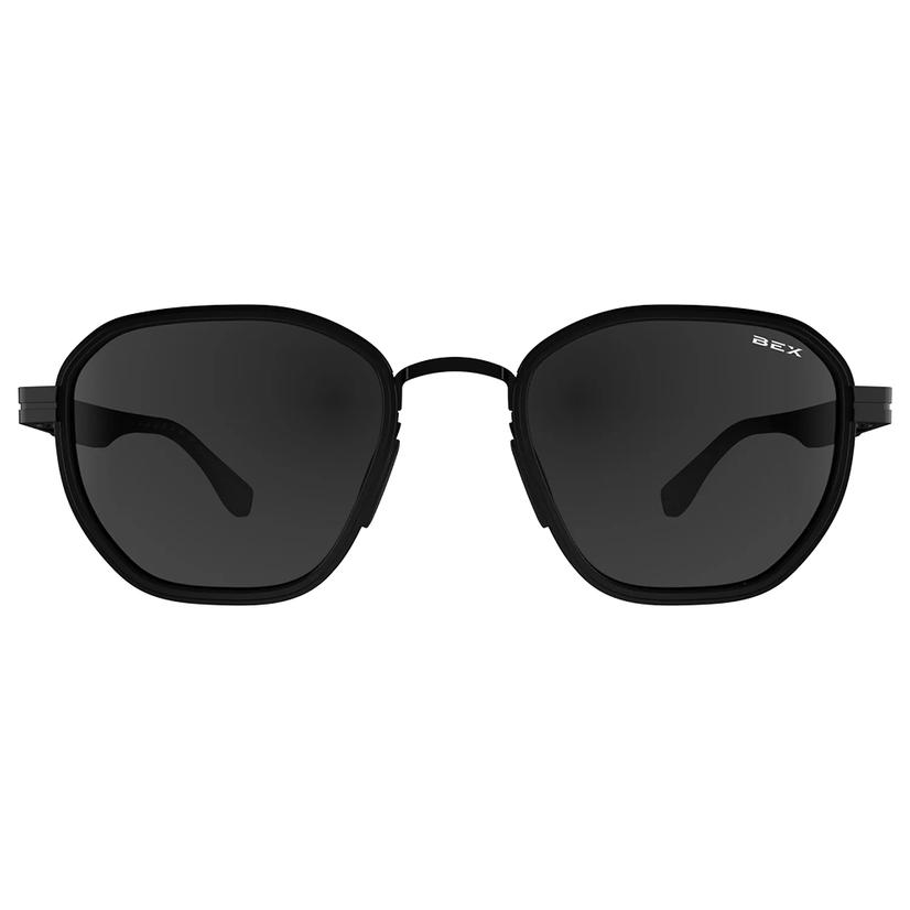 Bex Apparel Black / OSFA Bex Sable Matte Black And Gray Sunglasses