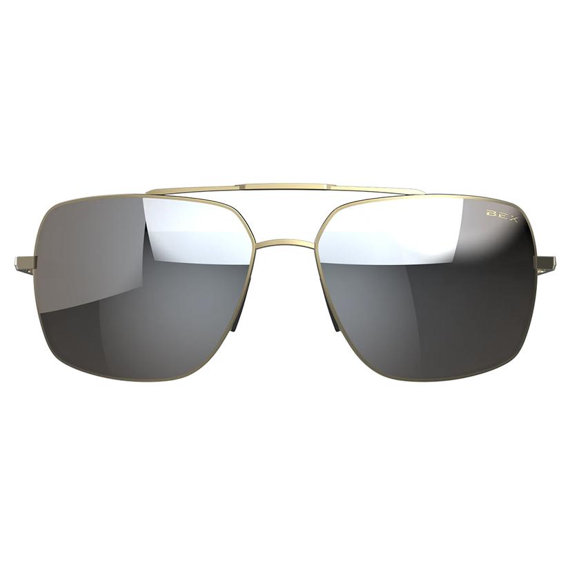 Bex Apparel OSFA / Gold/Brown/Silver Bex Wing Matte Gold, Brown, and Silver Sunglasses