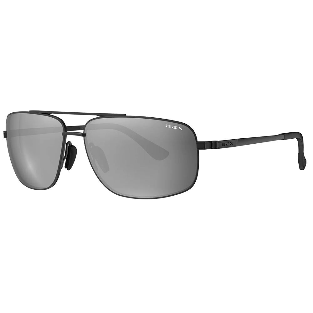 Bex Other Bex Gambit Polished Black, Gray, and Silver Sunglasses