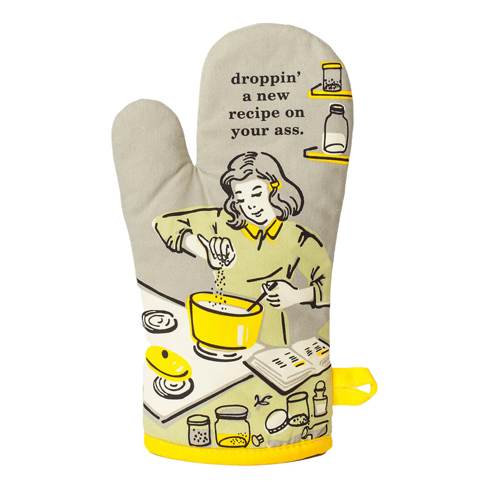 Blue Q Home Decor Blue Q Droppin A New Recipe Oven Mitt