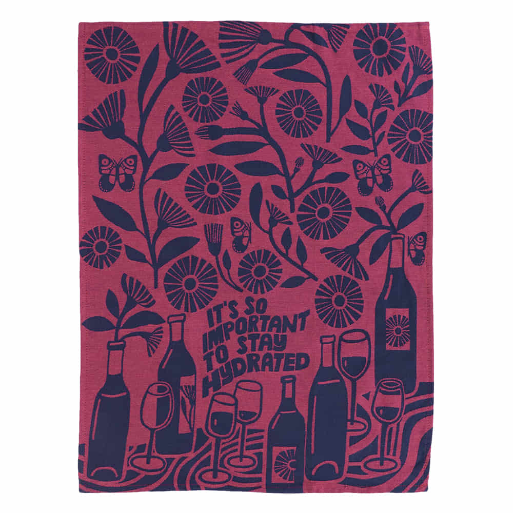 Blue Q Home Decor Blue Q Important To Stay Hydrated Kitchen Towel