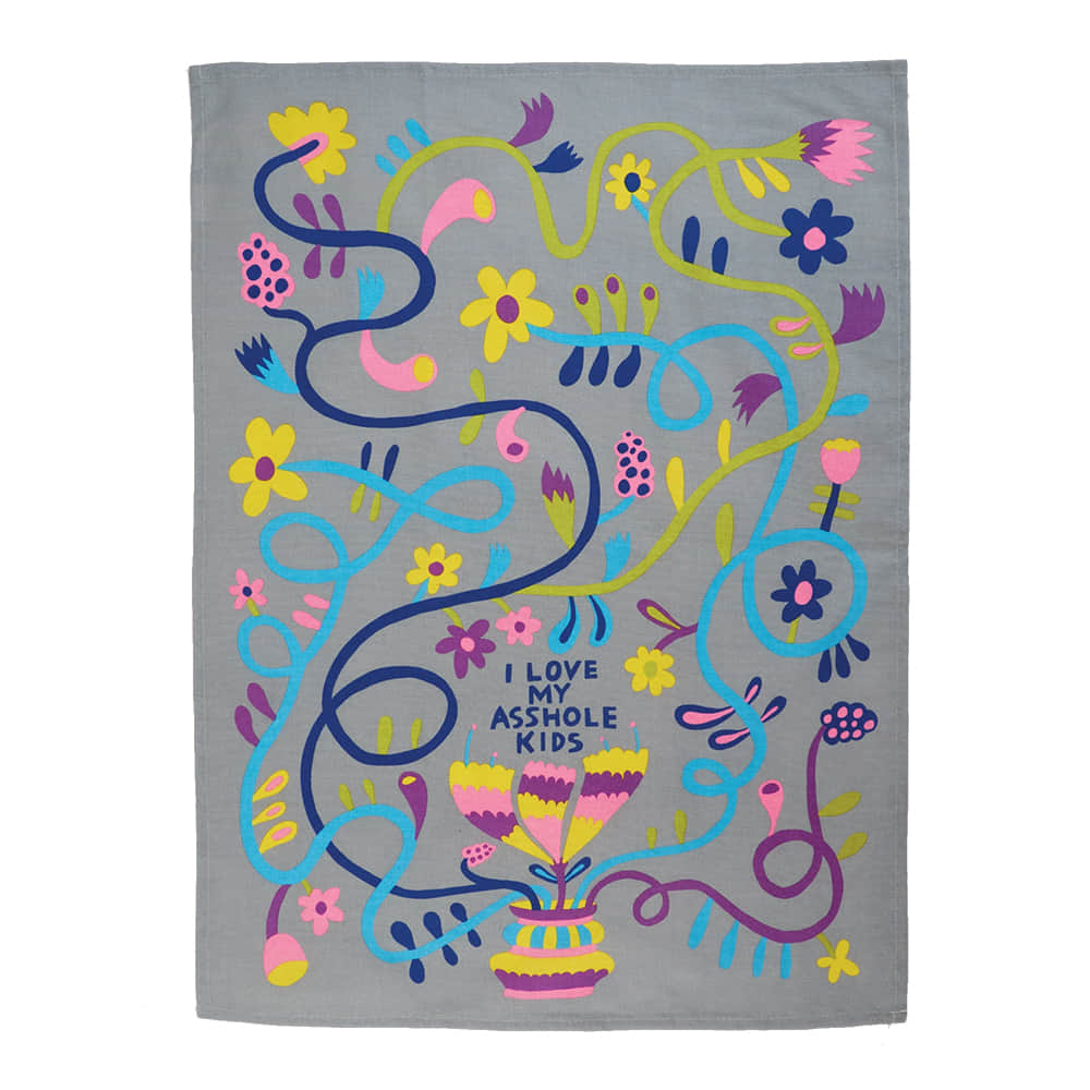 Blue Q Home Decor Blue Q Love My Asshole Kids Kitchen Towel