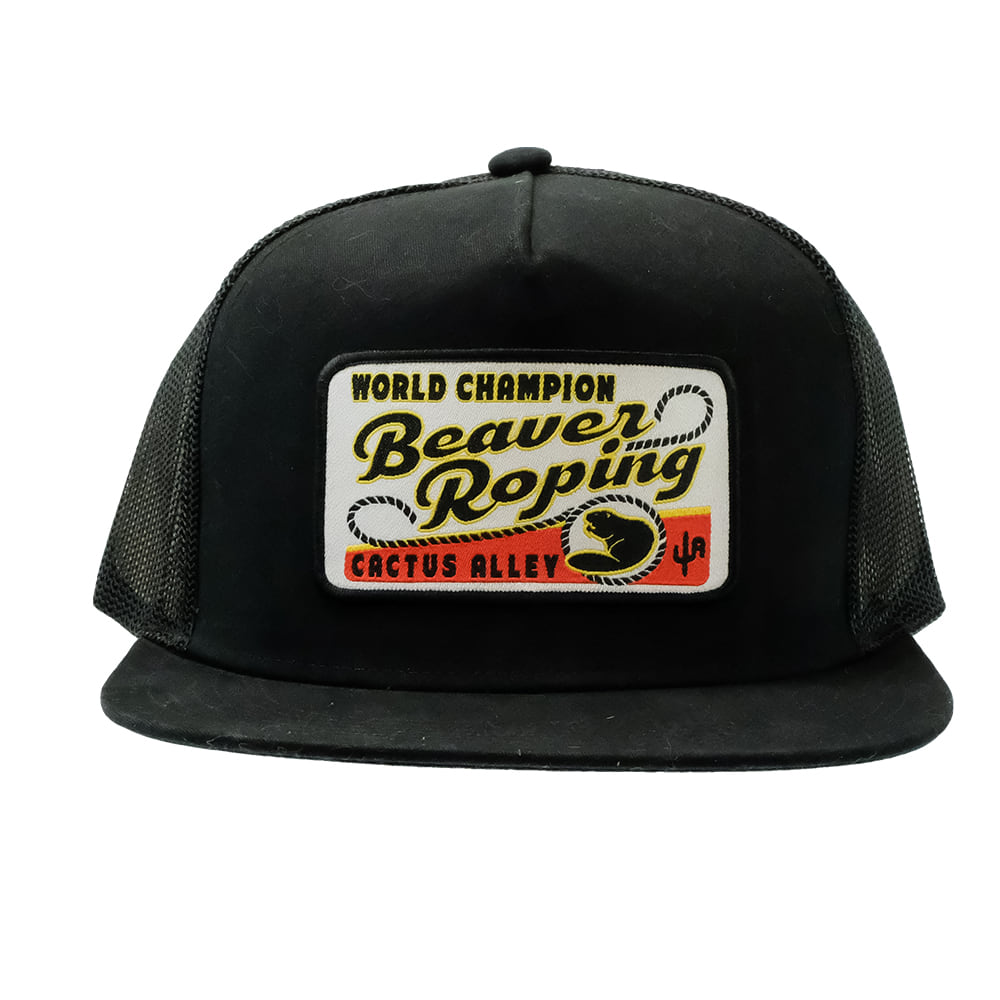 Cactus Alley Hat Co Hats Cactus Alley Hat Co Beaver Roping Patch Cap