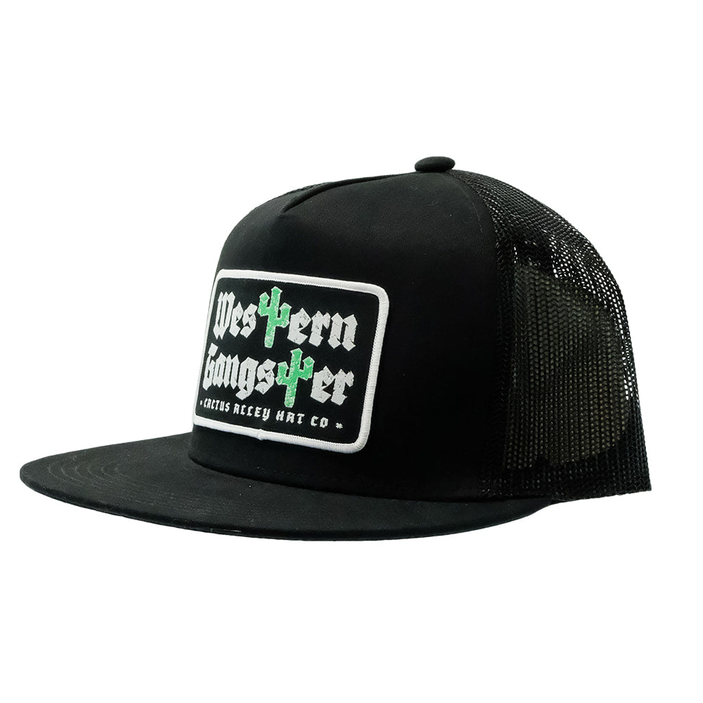 Cactus Alley Hat Co Hats Cactus Alley Hat Co Western Gangster Patch with Rope Cap
