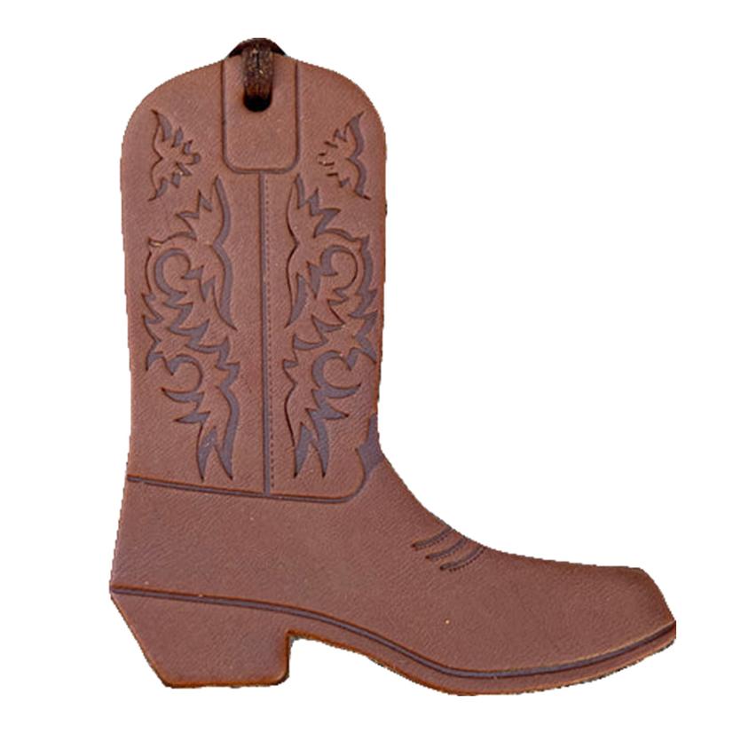 Callahan Leather Home Decor Brown / Osfa Callahan Leather Co. Air Flair Brown Leather Fancy Boot - Cowboy Cologne Scent