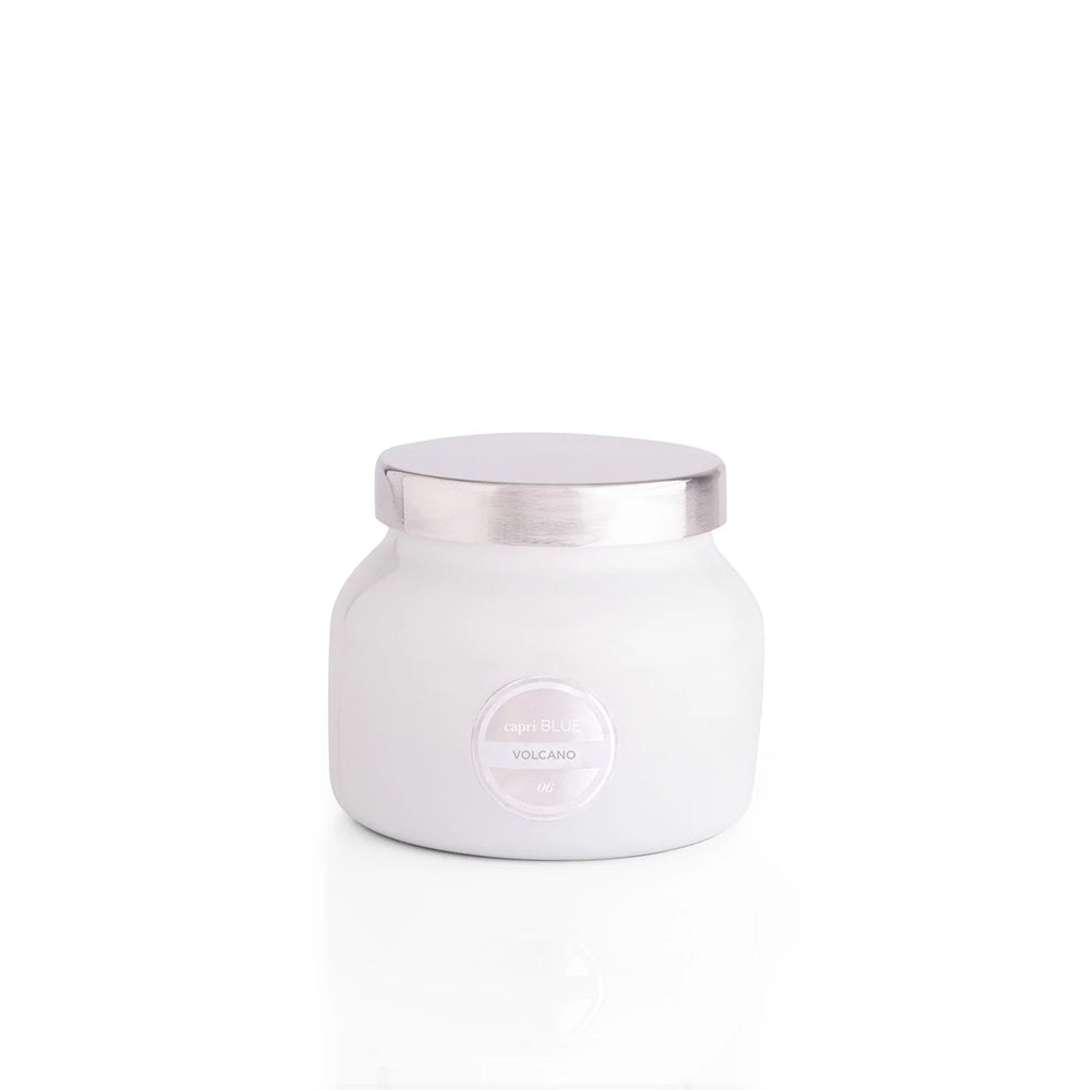Capri Blue Home Decor Volcano White Signature Petite Jar, 8 oz