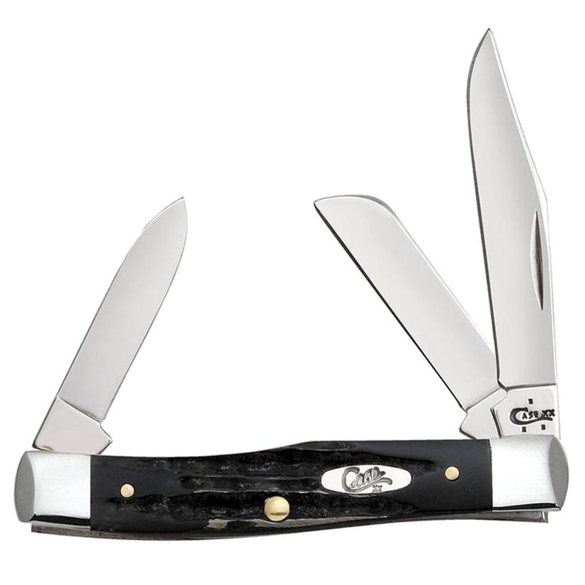 Case Knives Buffalohorn Case Medium Stockman Buffalohorn Knife