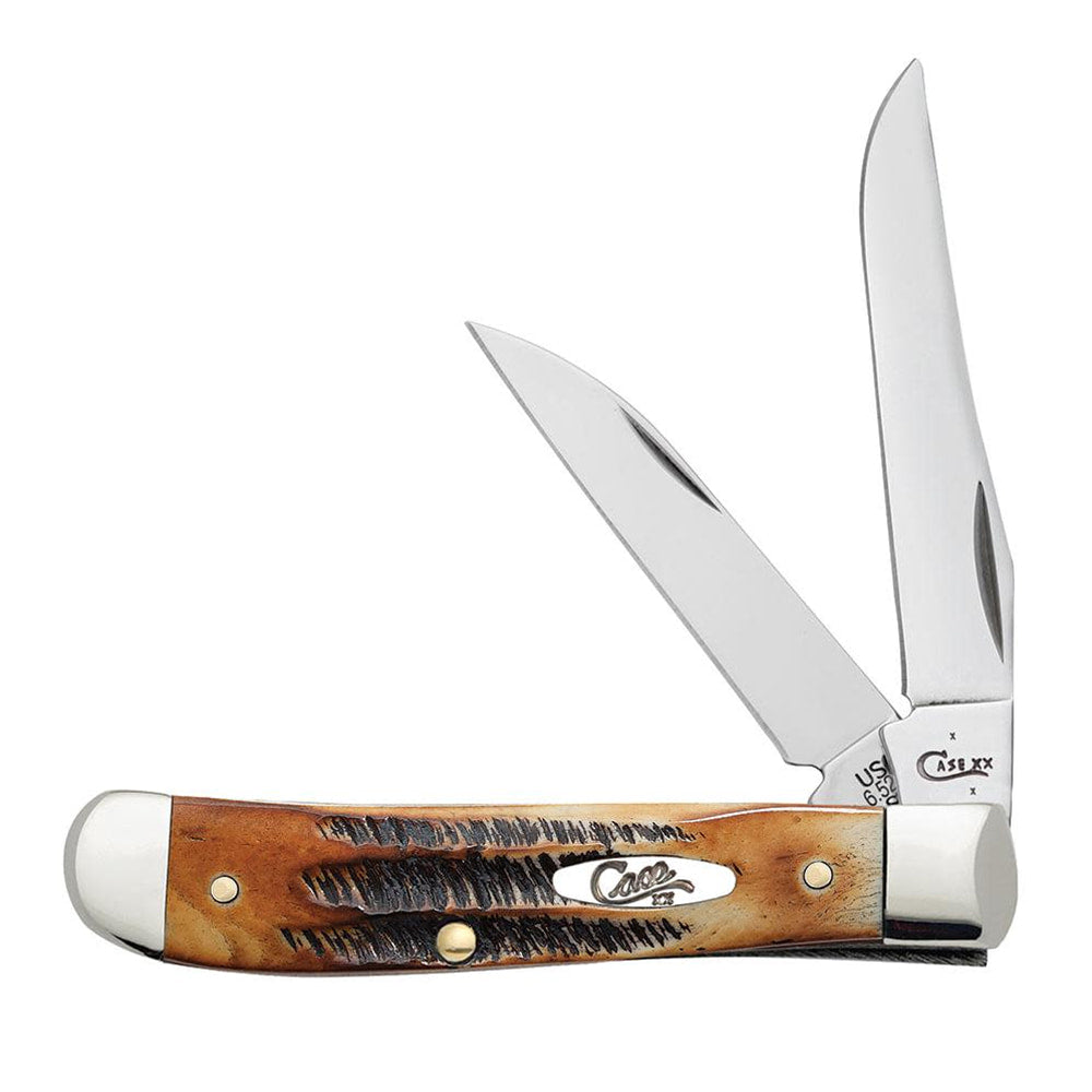 Case Knives Case 6.5 Bone Stag Mini Trapper Knife