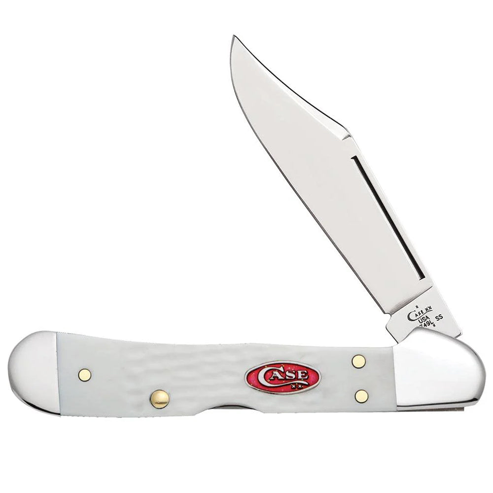 Case Knives Case SparXX Standard Jig White Synthetic Mini Copperlock