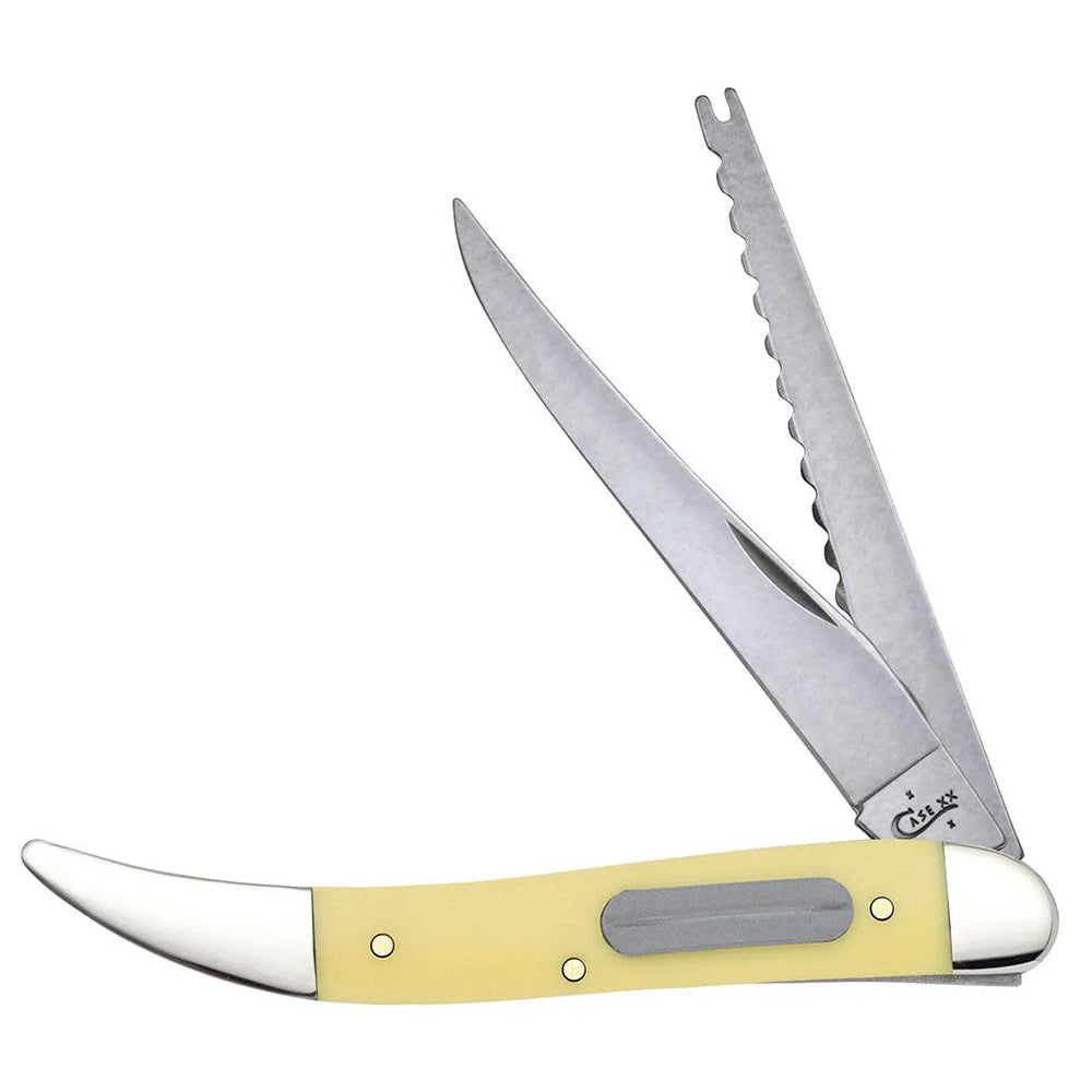 Case Knives Case Synthetic Yellow Fishing Knife
