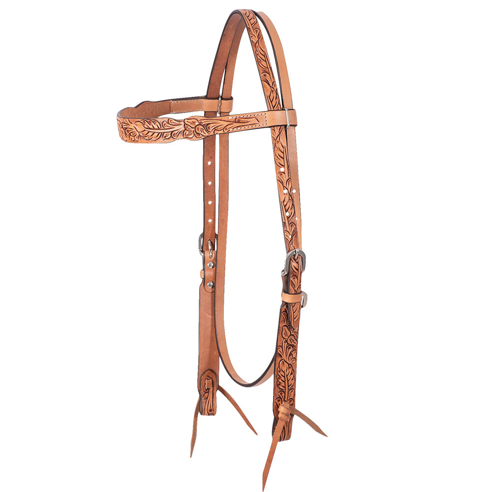 Cashel Tack Cashel Antiqued Leaf Browband Headstall