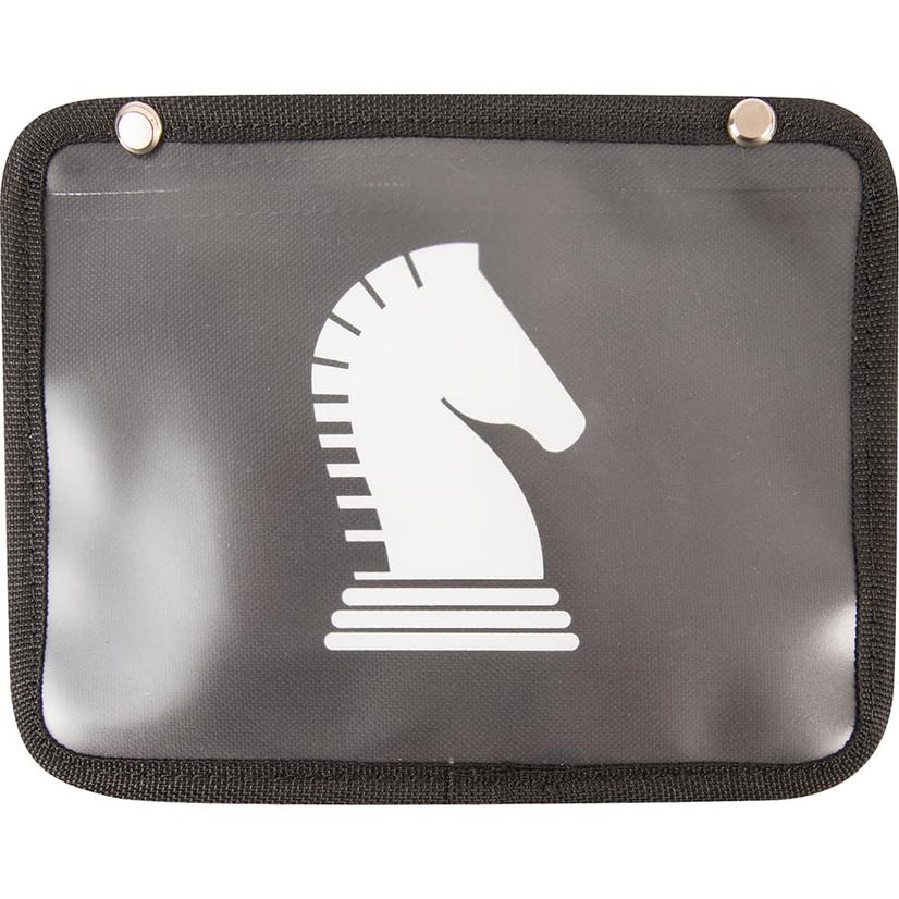 Cashel Tack OSFA / Black Cashel Saddle Pad Number Holder In Black
