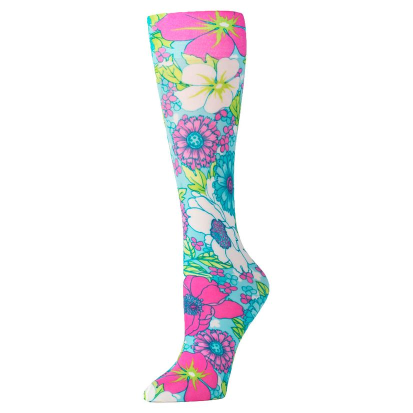 Celeste Stein Design Apparel Multi / OSFA Celeste Stein Designs Lilly's Garden 18" Trouser Sock