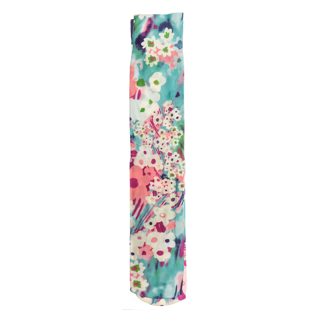 Celeste Stein Design Apparel OSFA Celeste Stein Designs Pastel Poppies 18" Trouser Sock