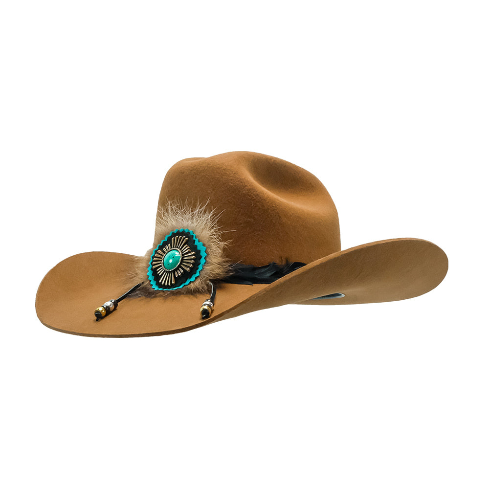 Charlie 1 Horse Hats Charlie 1 Horse Cognac Country with a Flare Felt Hat