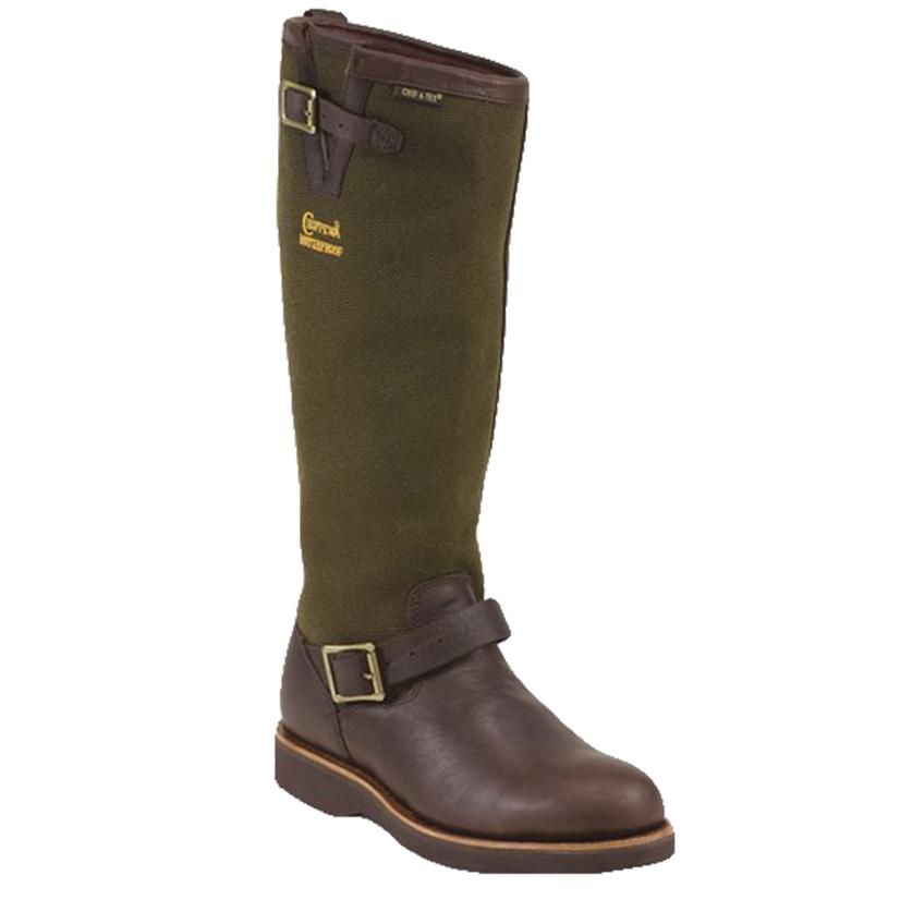 Chippewa Footwear Chippewa Brome Brown 17inch Waterproof Men's Snake Boots