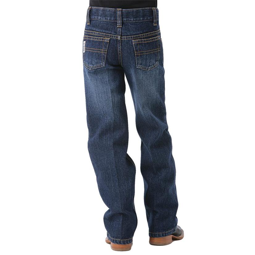 Cinch Apparel Cinch Boy's White Label Slim Fit Jeans - Dark Stonewash