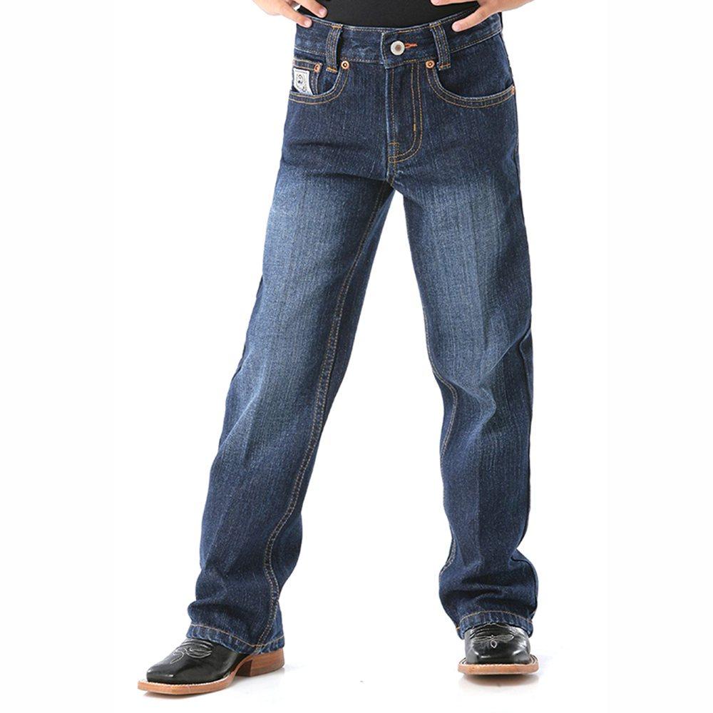 Cinch Apparel Cinch Boys White Label Traditional Rise Slim Jeans - Dark Stonewash