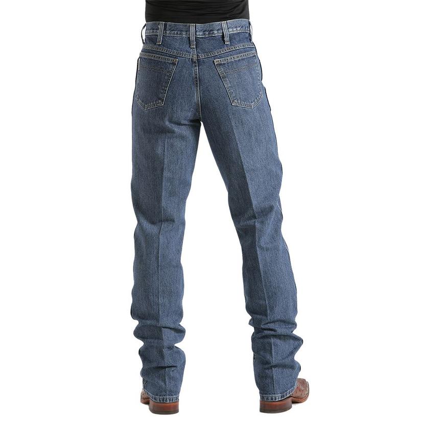 Cinch Apparel Cinch Bronze Label Slim Fit Dark Stonewash Men's Jeans