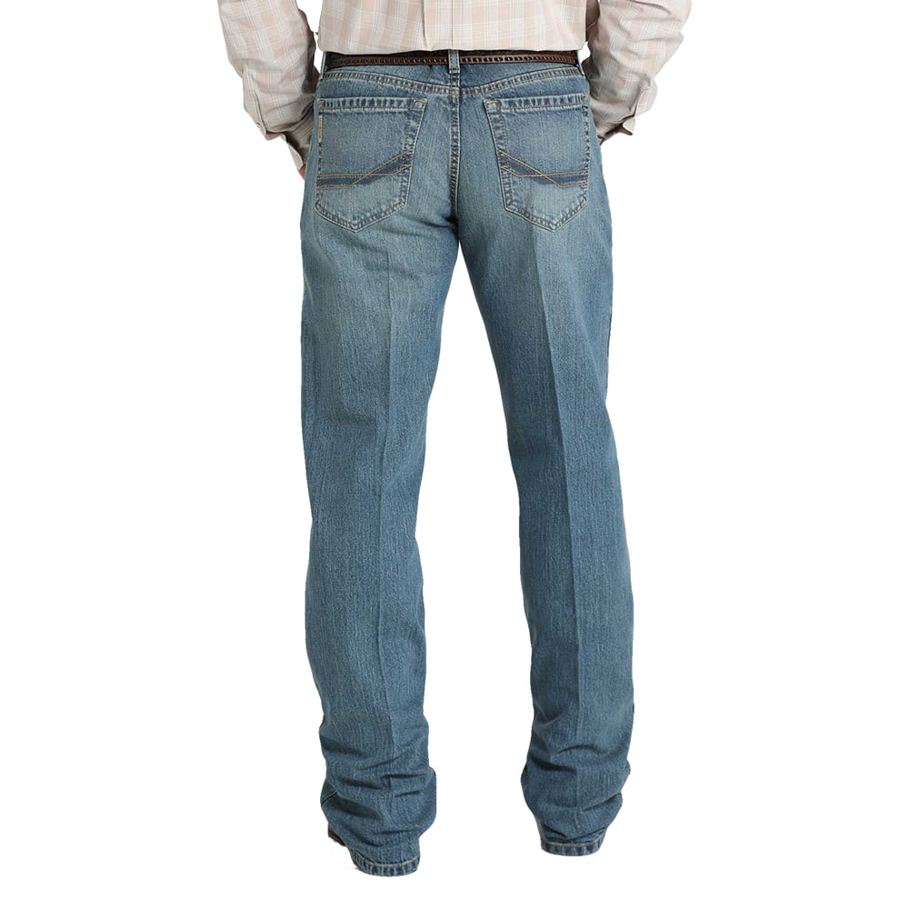 Cinch Apparel Cinch Grant Medium Wash Mid Rise Relaxed Bootcut Men's Jeans