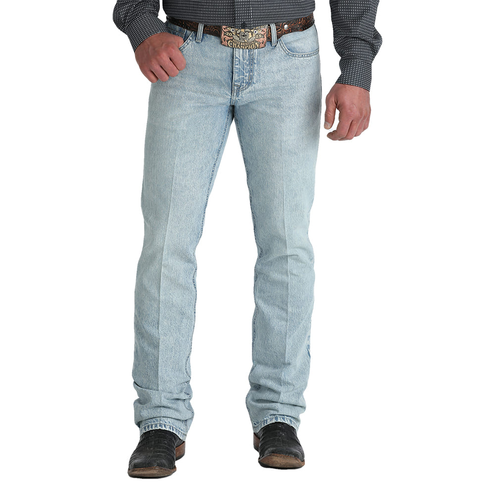 Cinch Apparel Cinch Men's Ian Acid High Rise Slim Bootcut Jeans
