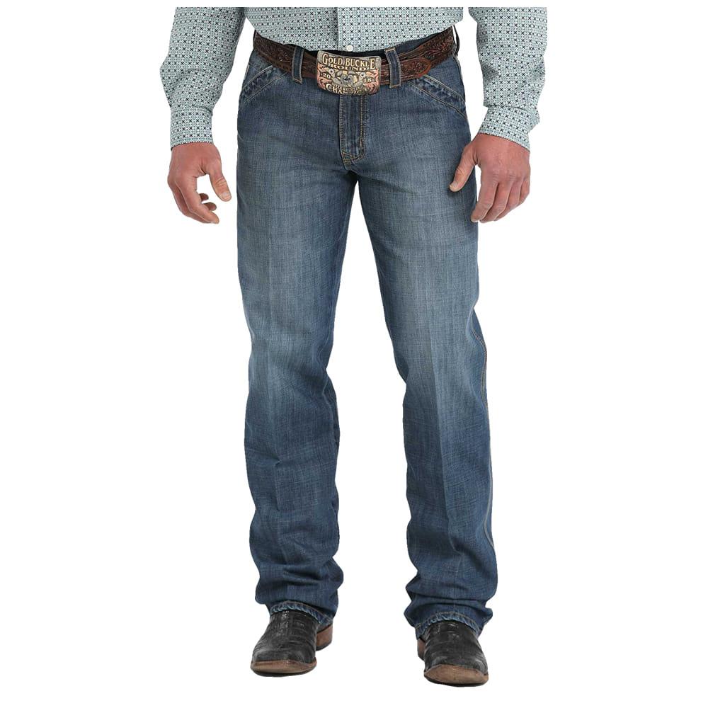 Cinch Apparel Cinch Men's Medium Wash Grant Relaxed Fit Bootcut Jeans