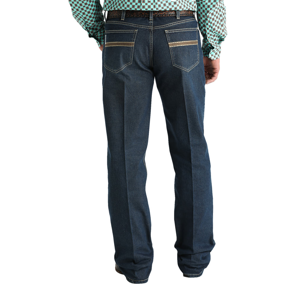 Cinch Apparel Cinch Men's White Label Dark Wash Straight Relaxed Mid Rise Jeans