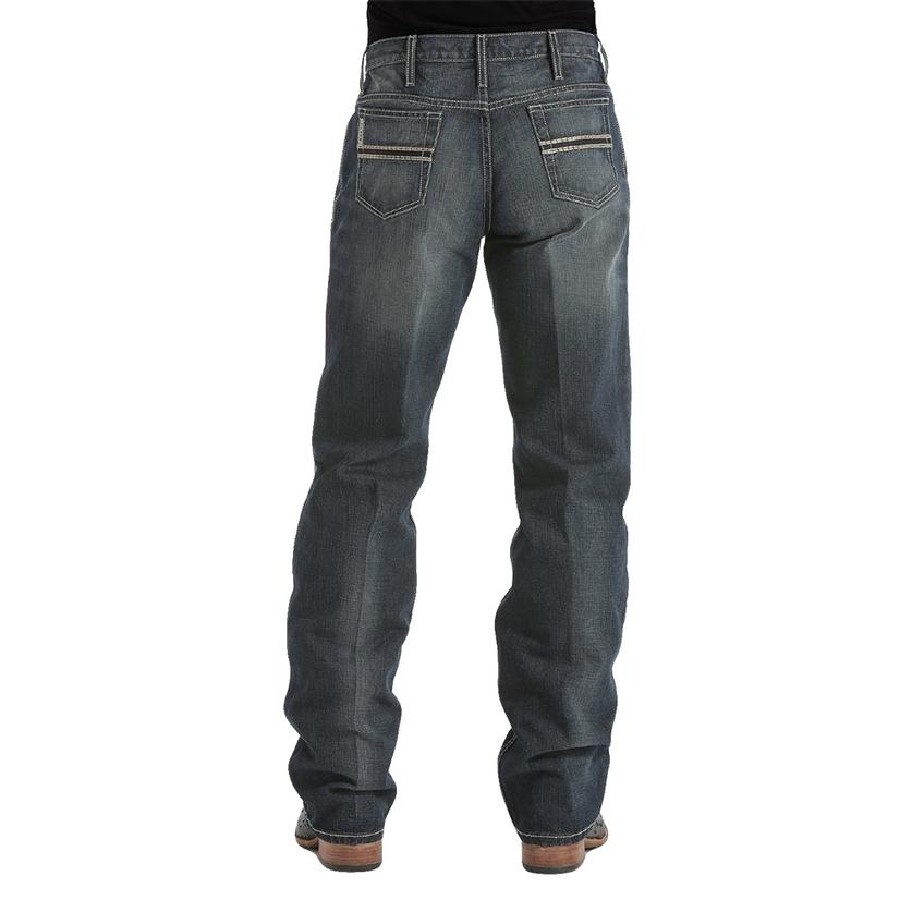 Cinch Apparel Cinch White Label Relaxed Fit Dark Stonewash Men's Jeans