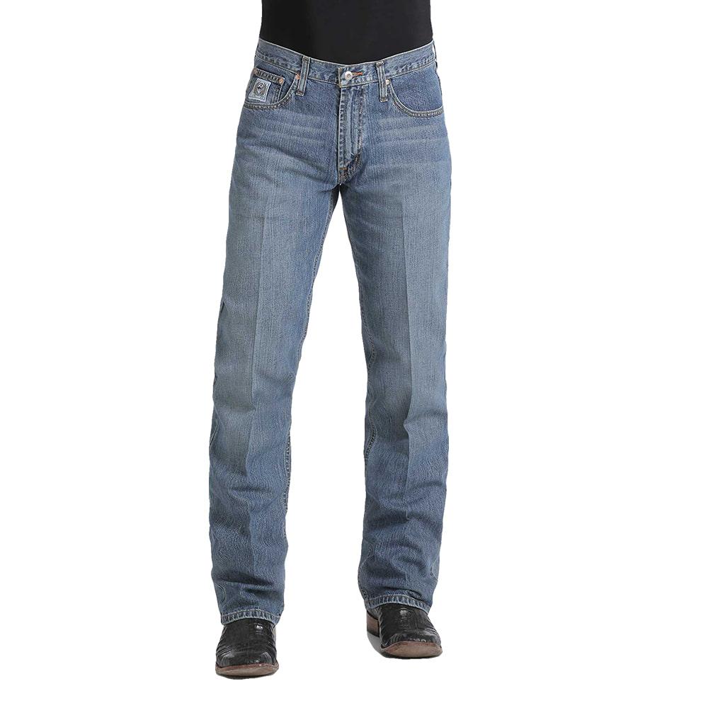 Cinch Apparel Cinch White Label Relaxed Fit Medium Stonewash Men's Jeans
