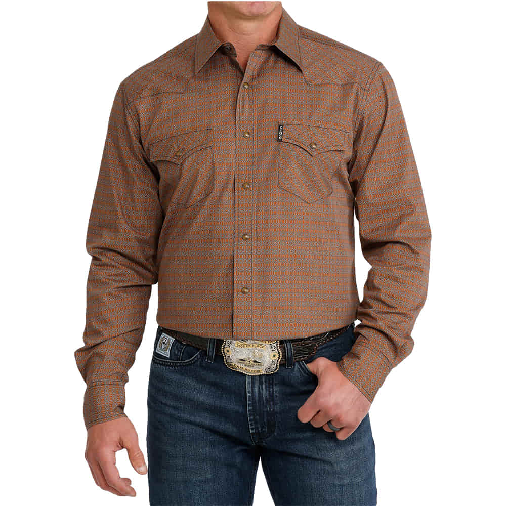 Cinch Apparel Long SLeeve Modern Snap Shirt