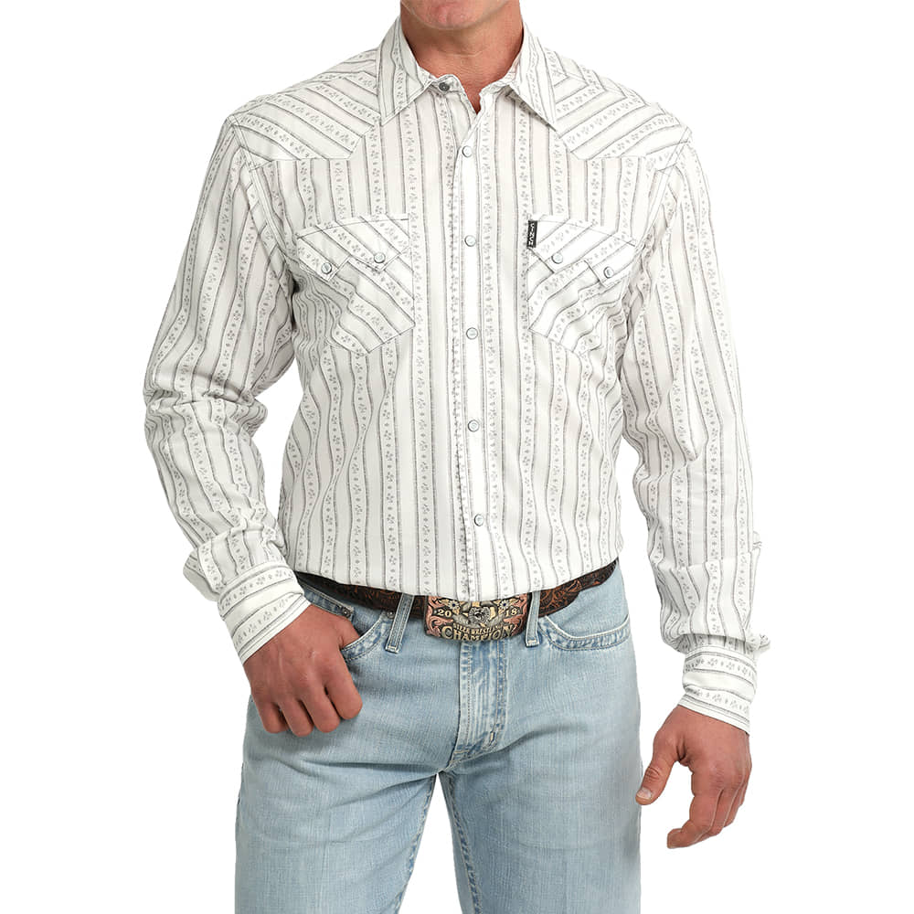 Cinch Apparel Mens Modern Fit Western Plain