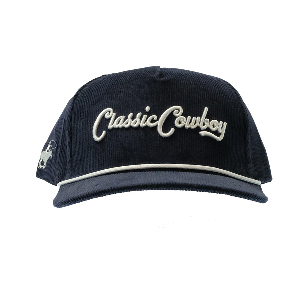Classic Cowboy Hats Classic Cowboy The Home Team Five Panel Rope Cap in Navy